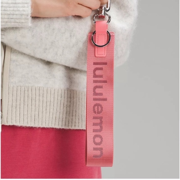 lululemon athletica Accessories - Lululemon Never Lost Keychain-‎ Raspberry Cream/Wine Berry NEW! RETIRED COLOR